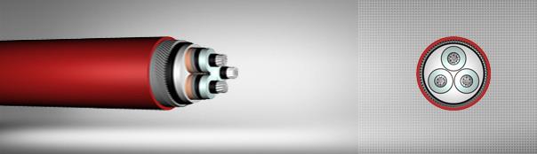 12/20 kV veya 12.7/22 kV XLPE izoleli, yuvarlak çelik tel zırhlı, üç damarlı, alüminyum iletkenli kablolar 12/20 kV veya 12.7/22 kV XLPE izoleli, yuvarlak çelik tel zırhlı, üç damarlı, alüminyum iletkenli kablolar